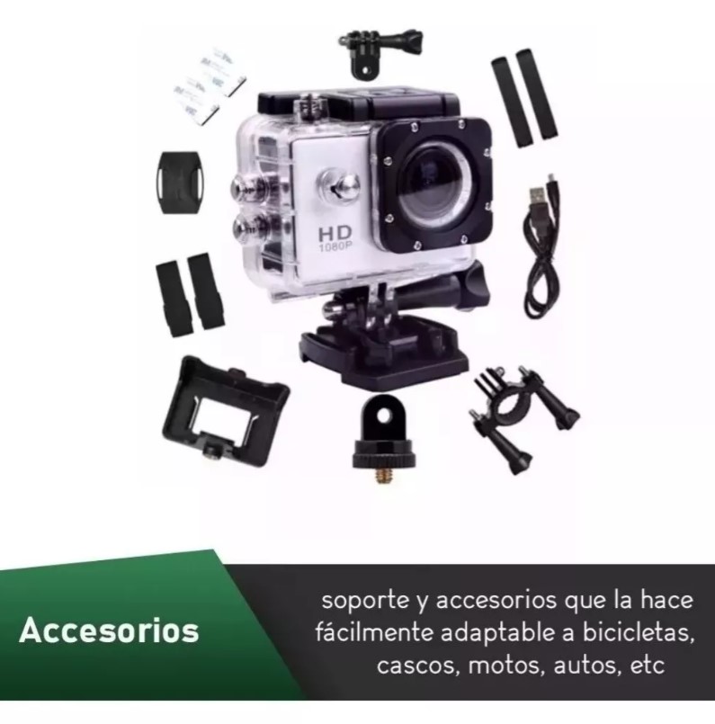 Camara Deportiva sumergible full hd - Imagen 3